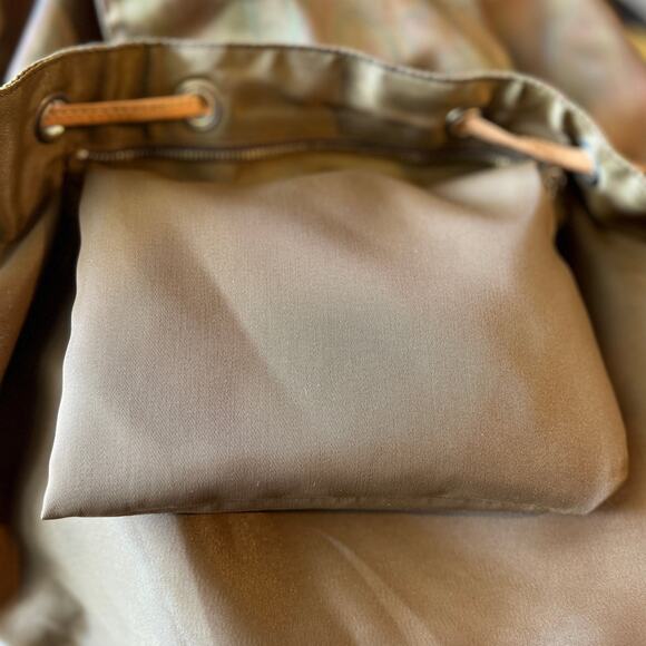 ETRO Olive Nylon Paisley Backpack - Picture 9 of 11